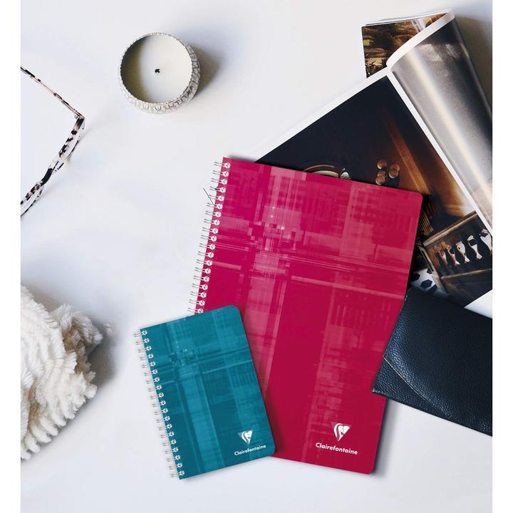 Actual product image Clairefontaine Spiral notebook (Special, Checked, Hardcover)
