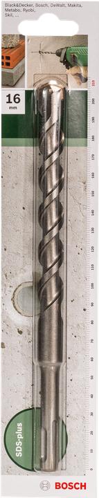 Produktbild Bosch Zubehör Hammerbohrer SDS plus D= 17 mm L= 210 mm (16 mm)