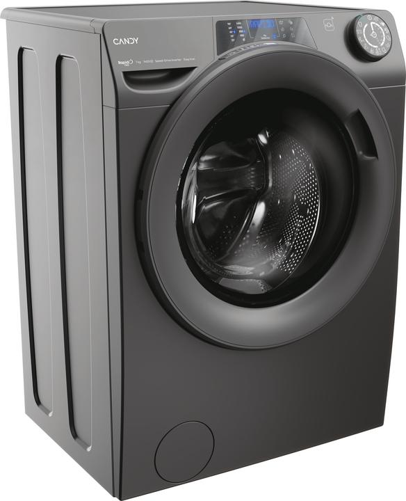 Image du produit Candy RP4 476BWMRR/1-S Lave-linge, A, chargement frontal, profondeur 45 cm, 7 kg, Anthracite (7 kg, Gauche)