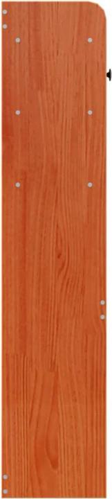 Actual product image VidaXL Headboard Bed headboard with storage space Wax brown 200cm solid wood