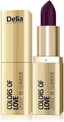 Delia Cosmetics Colors of Love Creamy Lipstick Stick Sweet Plum Gloss Lips Long-Lasting Effect 4g (Sweet Plum)