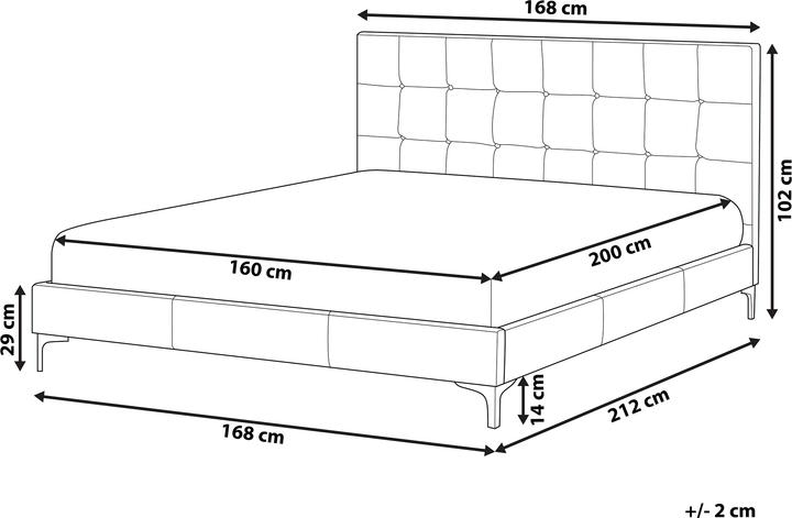 Actual product image Beliani Ambert (160 x 200 cm)