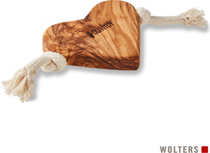 Actual product image Wolters Olivi dew toy heart (Dog chew toy)