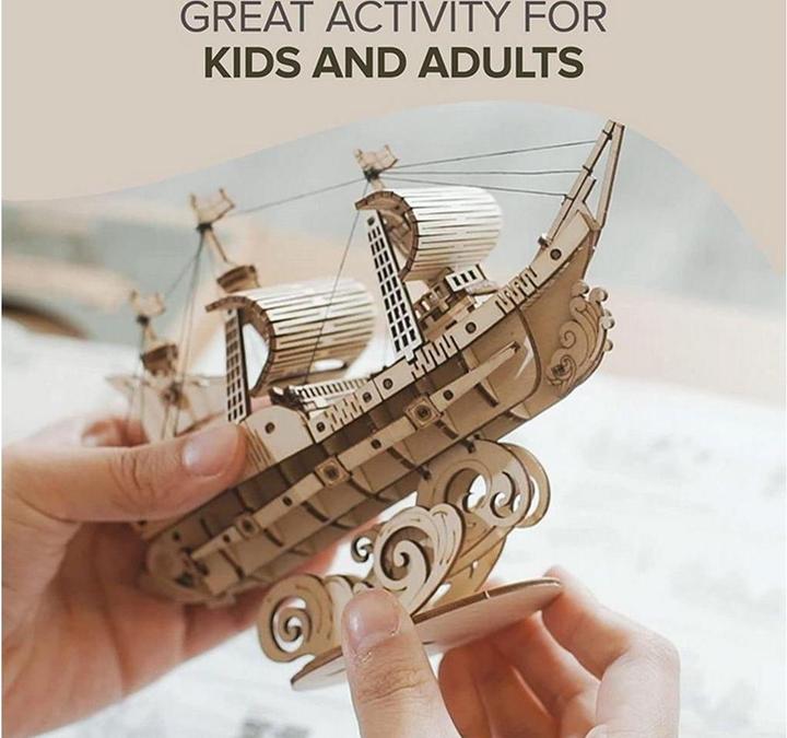 Actual product image Robotime Sailing ship