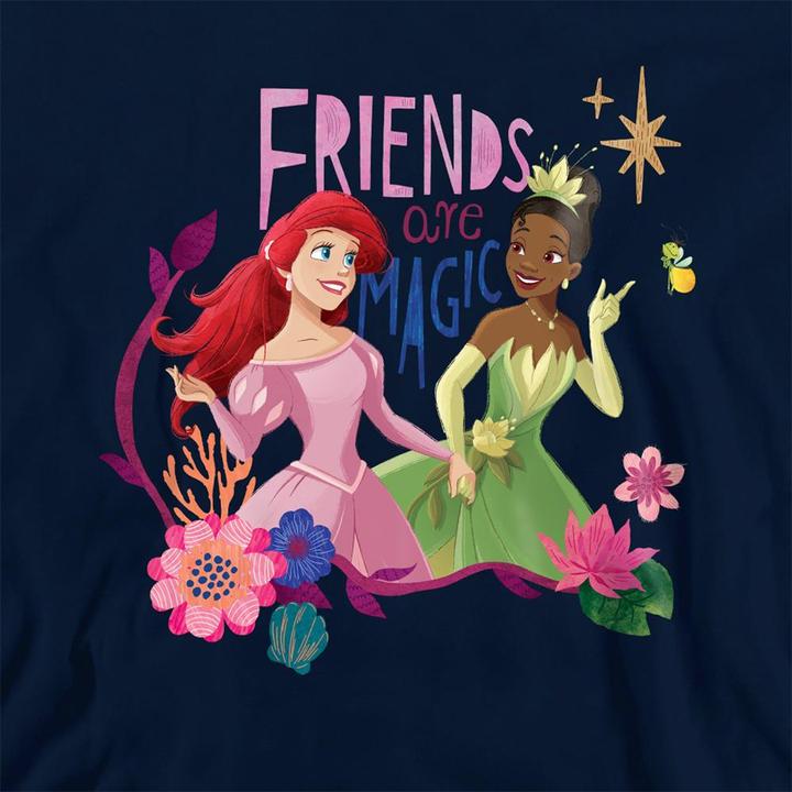 Produktbild Disney Princess Friends Are Magic Kapuzenpullover meliert (128)
