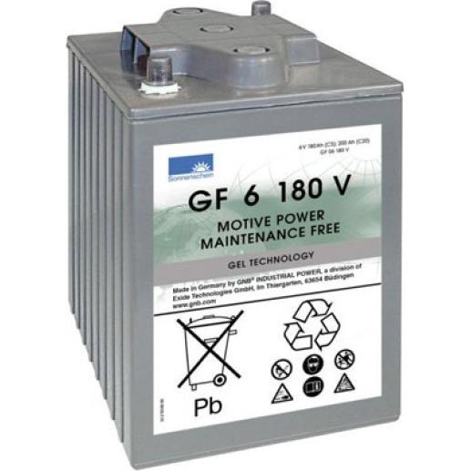 Exide, Fahrzeugbatterie, Dryfit Traction Block GF 06 180 V Blei Akku mit A-Pol 6V, 180000mAh (6 V, 180 Ah)