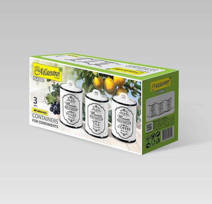 Actual product image Maestro Set of 3 containers MR-20030-03CS
