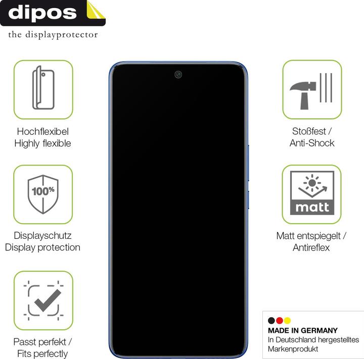 Immagine prodotto Dipos Full-Cover Pellicola Protettiva opaco (1 pz., Vivo X50)
