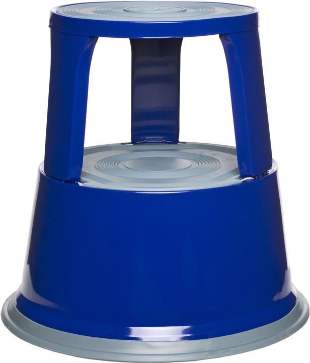 Actual product image Alco Roll stool Al Step metal blue