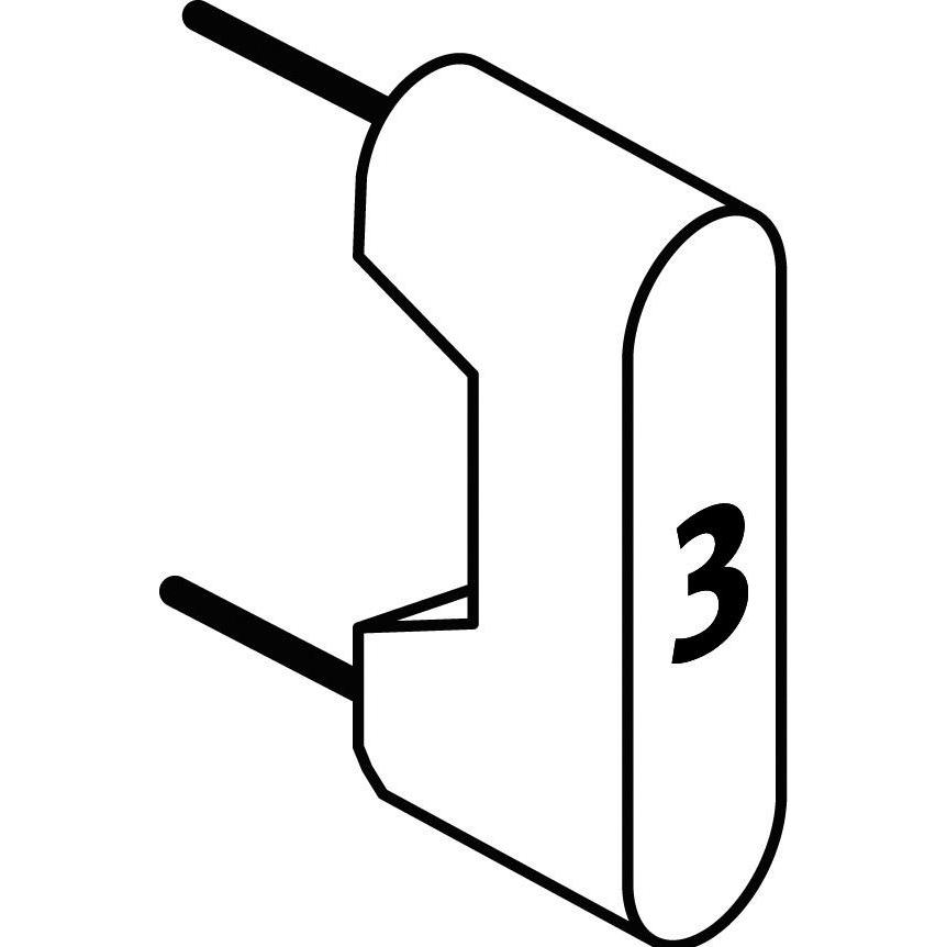 Thumbnail - Legrand, Zubehör Gebäudesicherheit, 10er-Set Konfigurator Nr. 3 zur Konfiguration von 2-Draht-Sprechanlagen