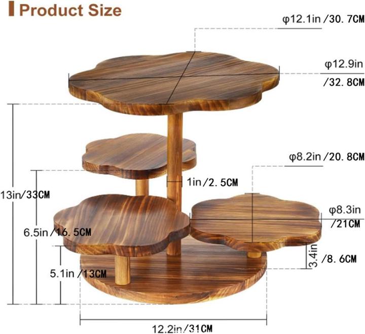 Actual product image Ratstone Tortenständer mit 4 Etagen