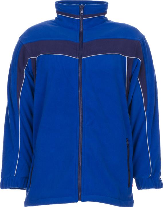 Actual product image Planam FACTOR fleece jacket cornflower blue/navy, size M (M)