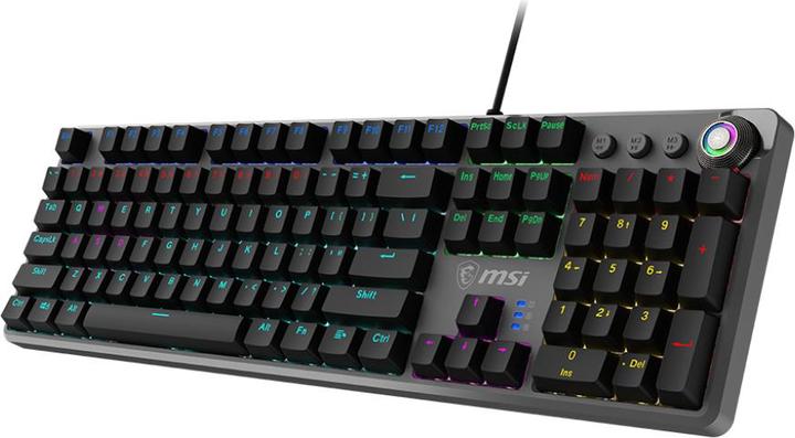 Produktbild MSI Forge GK310 RED DE GAMING Keyboard OS1-8ZA8013-000 retail (DE, Kabelgebunden)