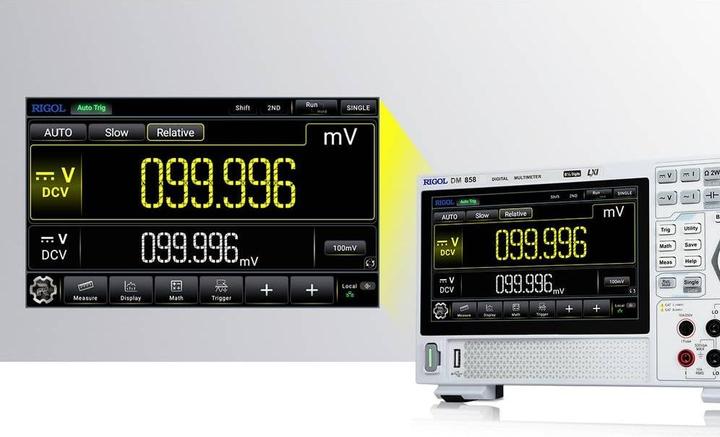 Produktbild Rigol DM858E Tisch-Multimeter digital CAT I 1000 V, CAT II 300V Anzeige (Counts): 20000 (CAT I 1000V, CAT II 300V)