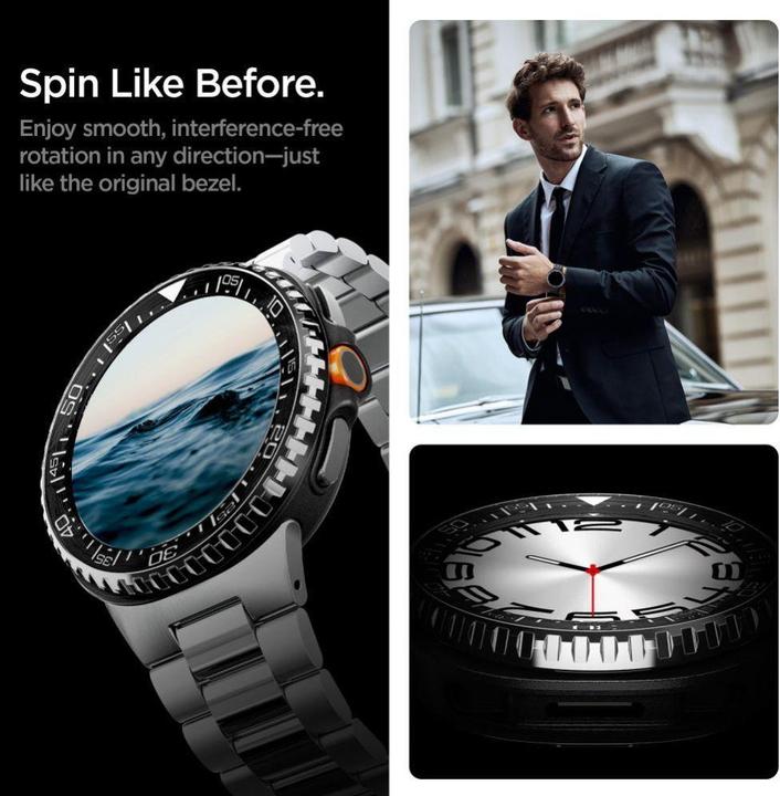 Produktbild Spigen Bezel Tune Pro Diver Samsung Galaxy Watch 8 Classic (46 Mm) Schwarz