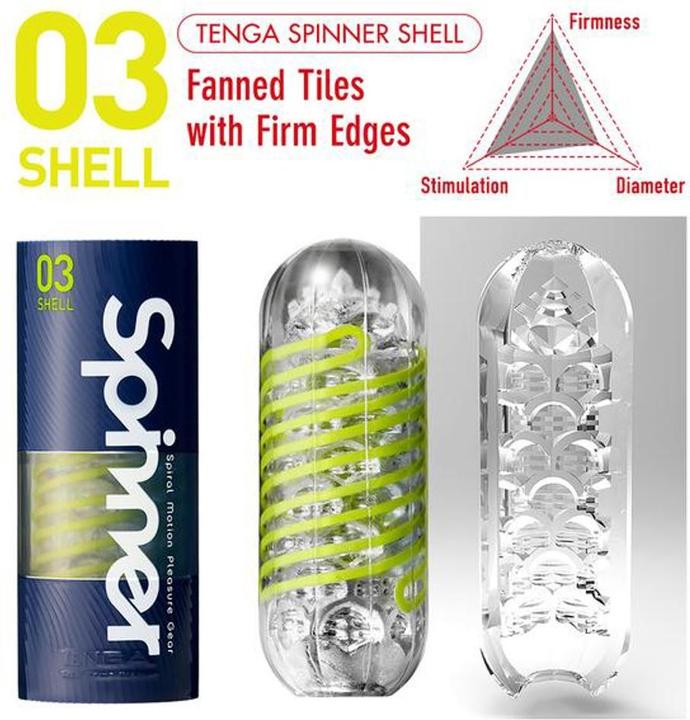 Actual product image Tenga 03 Shell
