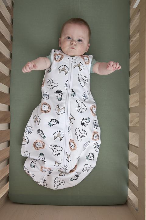 Produktbild Meyco Schlafsack Jersey Wattiert 98 cm Animal (98 cm)