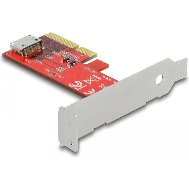 Delock PCI E x4 4.0, 1x OCuLink SFF-8612, NVMe 1.2 (PCIe), Netzwerkkarte