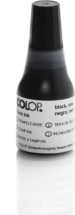 Produktbild Colop 146986 Stempelfarbe für Flashstempel Schwarz 25 ml