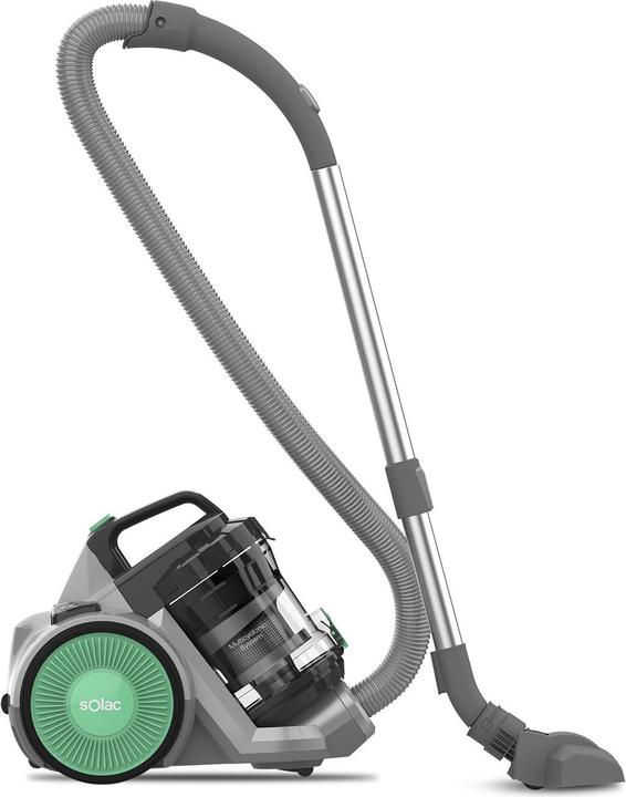 Image du produit Solac Valorous, 800 W, Cylinder vacuum, Dry, Bagless, HEPA, Multi cyclonic/filtering
