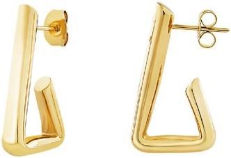 Breil - Moderne Damen Ohrringe aus vergoldetem Stahl Flow TJ3577 (Stahl)