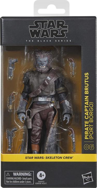 Actual product image Hasbro Star Wars The Black Series Pirate Captain Brutus (Port Borgo) Skeleton Crew 15-cm Action Figure