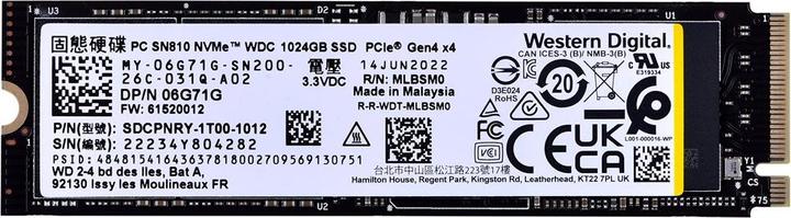Actual product image Dell M.2 PCIe NVME Gen 2280 solid state drive - (1000 GB, M.2 2280)