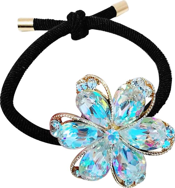 Immagine prodotto Avizar Glänzender Blumen-Haargummi (Elastico per capelli)