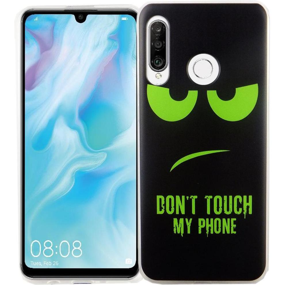 König Design Huawei P30 lite New Edition Hülle Case Handy Schutz Tasche Schutzhülle Schwarz (Huawei P30 Lite New Edition...