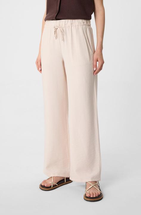 Actual product image Comma Hose Strukturierte Wide-Leg-Hose aus Viskosemix mit Elastikbund (44)