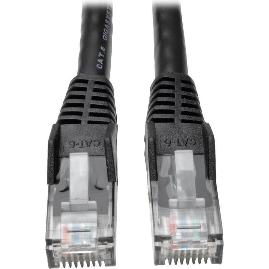 Eaton Cat6 Gigabit Snagless Molded UTP Ethernet Cable RJ45 M/M Black 0,91m (U/UTP, CAT6, 0.91 m), Netzwerkkabel