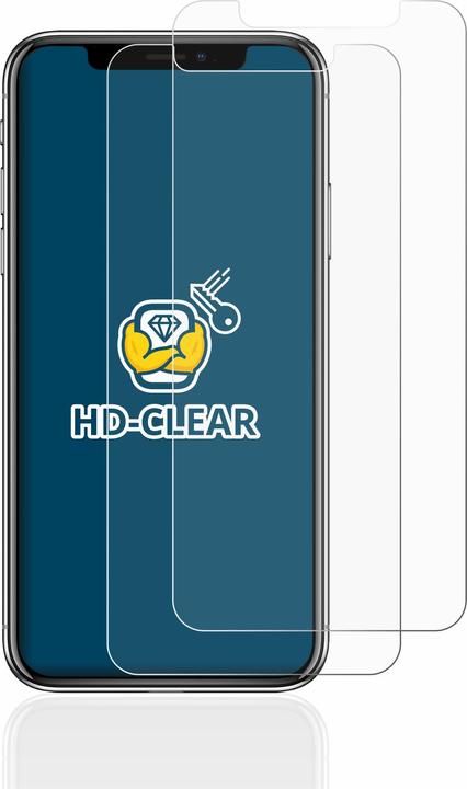 Actual product image BROTECT Screen Protector Clear (2 pcs., Apple iPhone X)