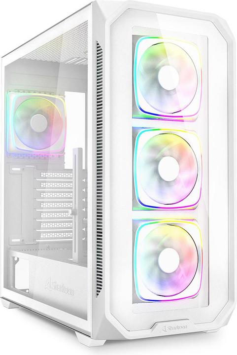 Produktbild Sharkoon AK5G RGB White ATX (ATX, Mini-ITX, mATX)
