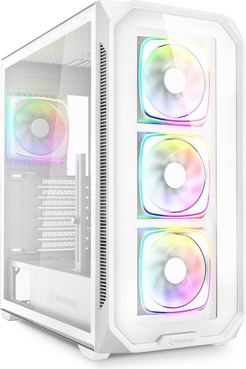 Produktbild Sharkoon AK5G RGB White ATX (ATX, Mini-ITX, mATX)