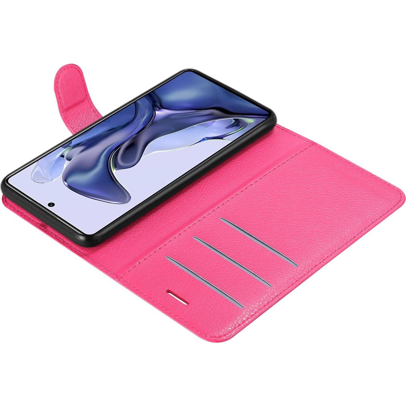Thumbnail - Cadorabo Book Stand Hülle für Xiaomi 11T / 11T PRO (Xiaomi 11T), Smartphone Hülle, Pink