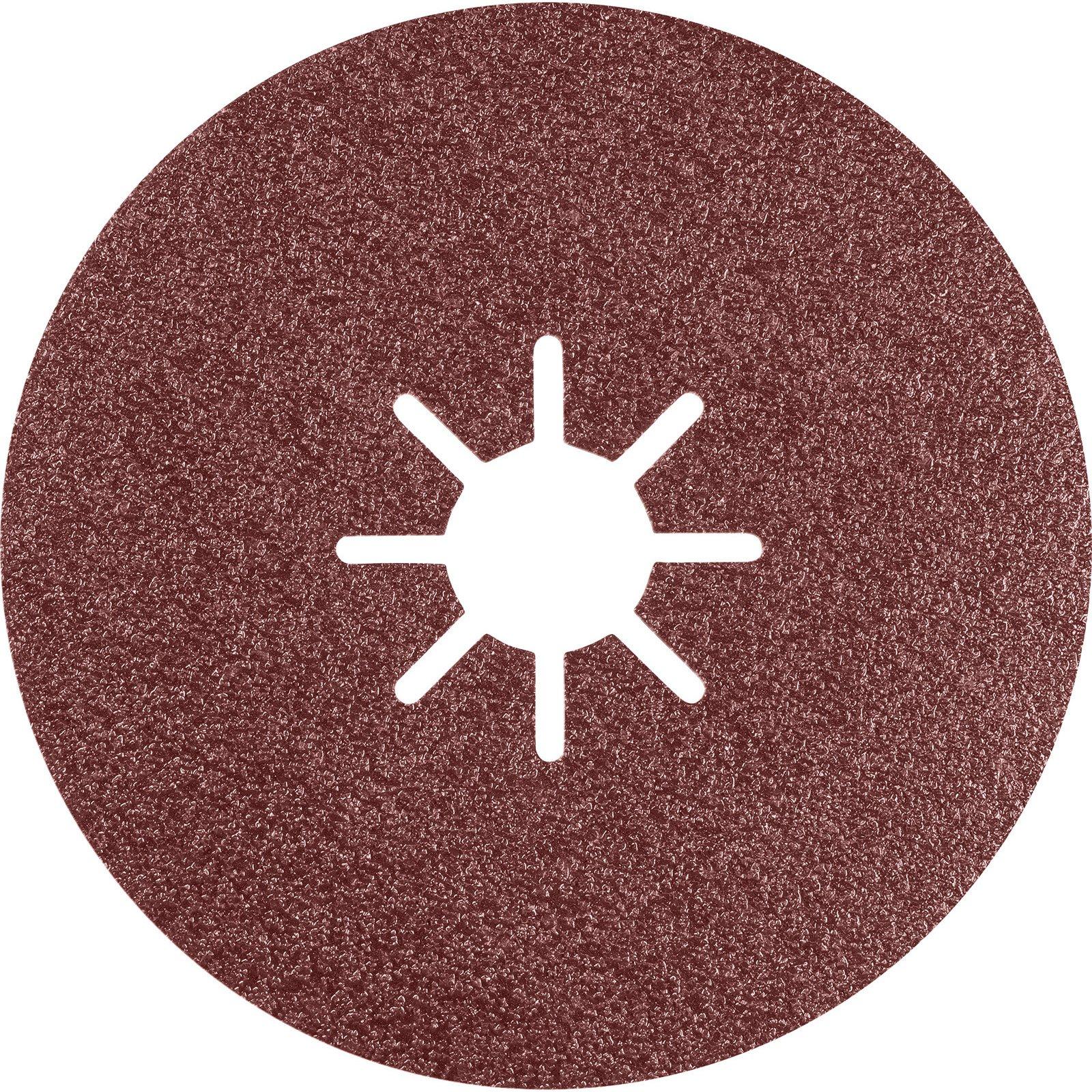 Bosch Professional Zubehör, Schleifmittel, EXPERT R781 Prisma Ceramic Fiberscheibe, 180 mm, 22,23 mm, G 80 (80)