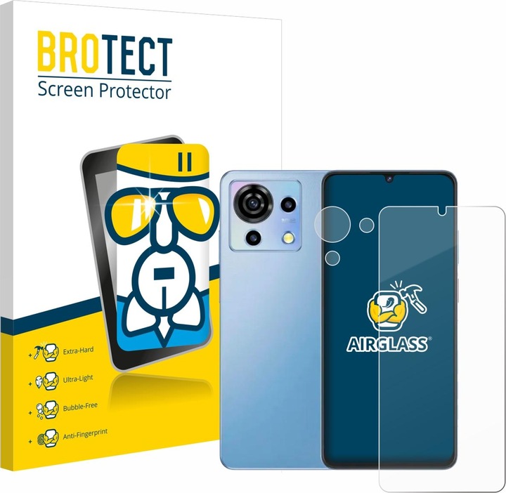 Actual product image BROTECT AirGlass bulletproof glass film (1 Piece, ZTE Blade V50)