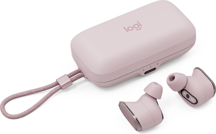 Produktbild Logitech Zone True Wireless - ROSE - EMEA (ANC, 12 h, Kabellos)
