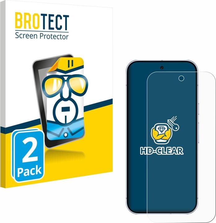 Actual product image BROTECT Screen Protector Clear (2 pcs., Google Pixel 10 Pro)