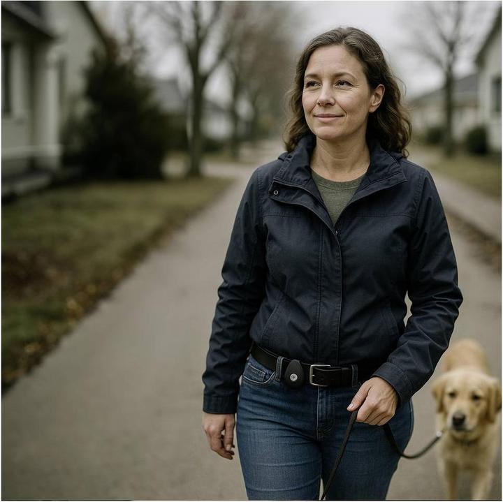 Produktbild MiniFinder Pico 4G Persönlicher Alarm-Schlüsselanhänger Schwarz (Android, iOS)