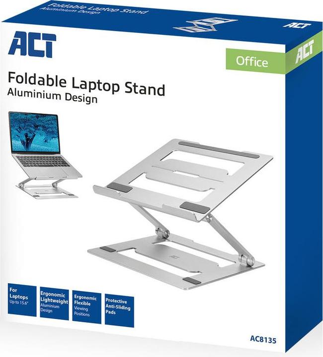 Image du produit ACT Support portable en aluminium pour ordinateur portable