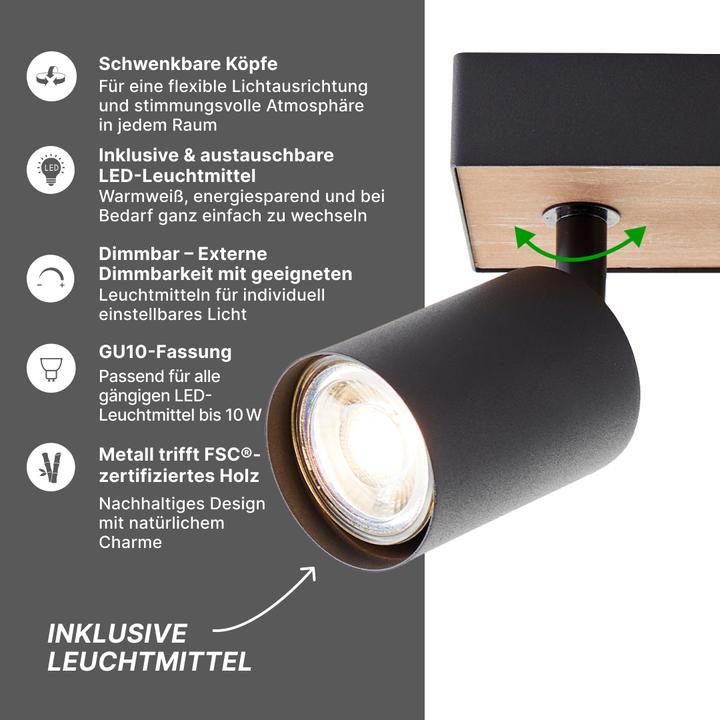 Image du produit Brilliant Jello Wood (345 lm, GU10)