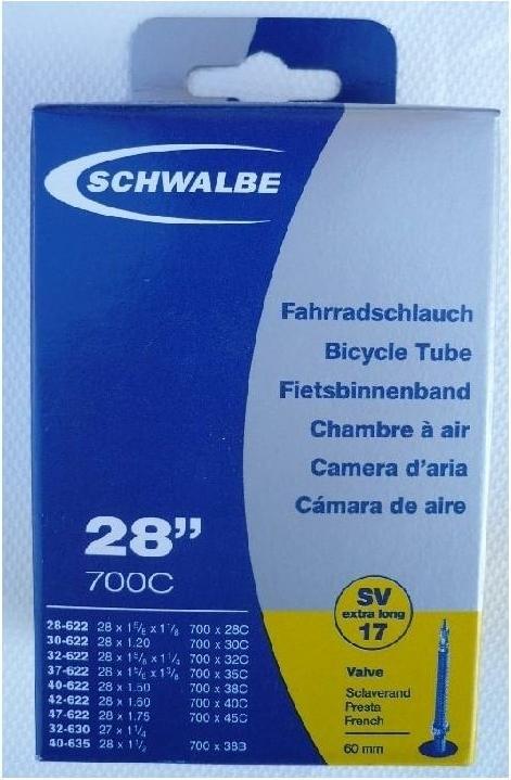 Productafbeelding Schwalbe SV17 (Presta (SV), 28", 60 mm)