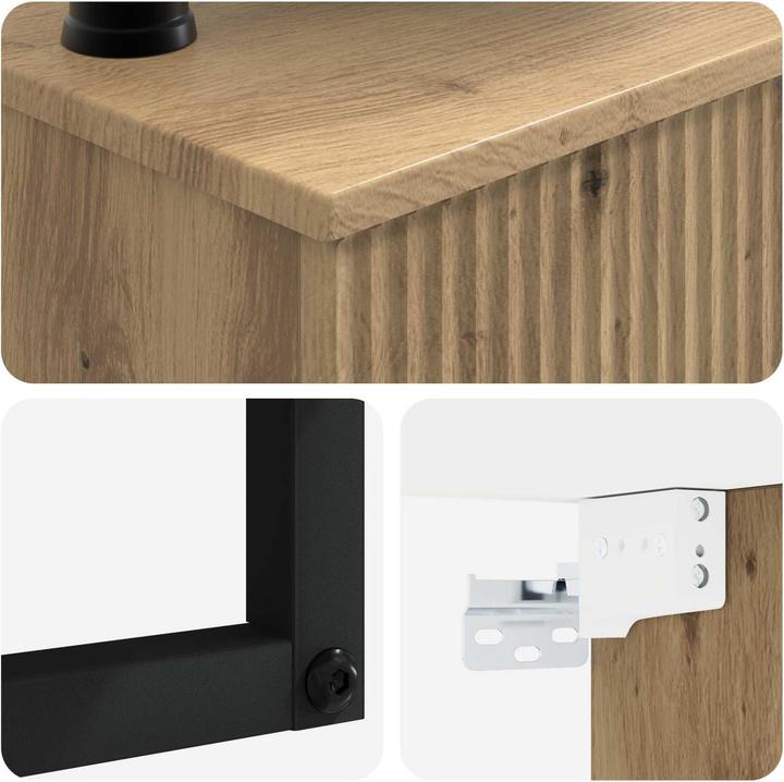Actual product image vidaXL Wandmontiertes Waschbecken (405 mm, 410 mm)