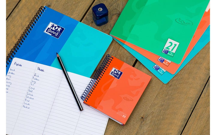 Actual product image Oxford College notebook (B5, Checked, Hardcover)