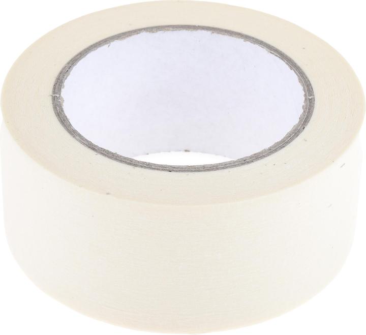 Image du produit RS PRO Ruban de masquage crêpe caoutchouc résine, épaisseur 0.12mm, 50mm x 50m (114 mm)