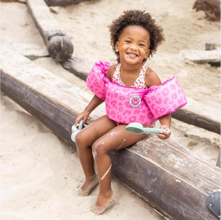 Image du produit Swim Essentials Bouée sangle 2-6 ans Léopard Rose