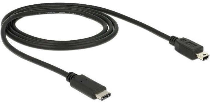 Image du produit Delock USB C – Mini USB B (1 m, USB 2.0)