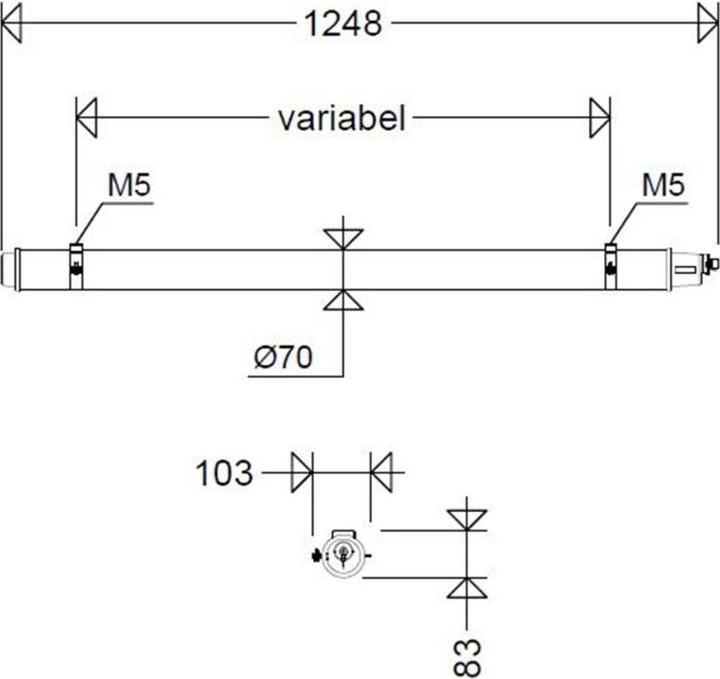 Immagine prodotto Schuch 10712L42XR Apparecchio a tubo LED PRIMO (4370 lm)