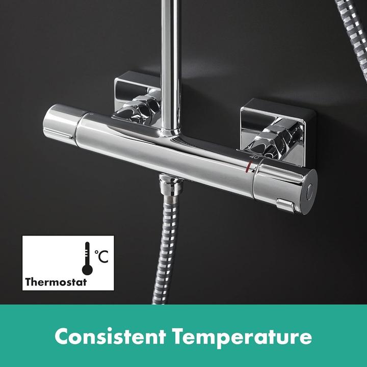 Image du produit hansgrohe Vernis Shape Système de douche 230 1 jet économe en eau avec thermostat